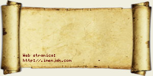 Anja Pejaković vizit kartica